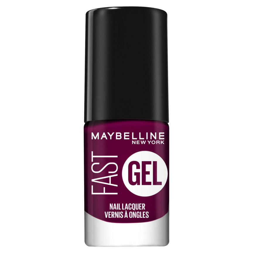 Maybelline Fast Gel Nail Lacquer Plum Party 9 Long-Lasting Nail Polish