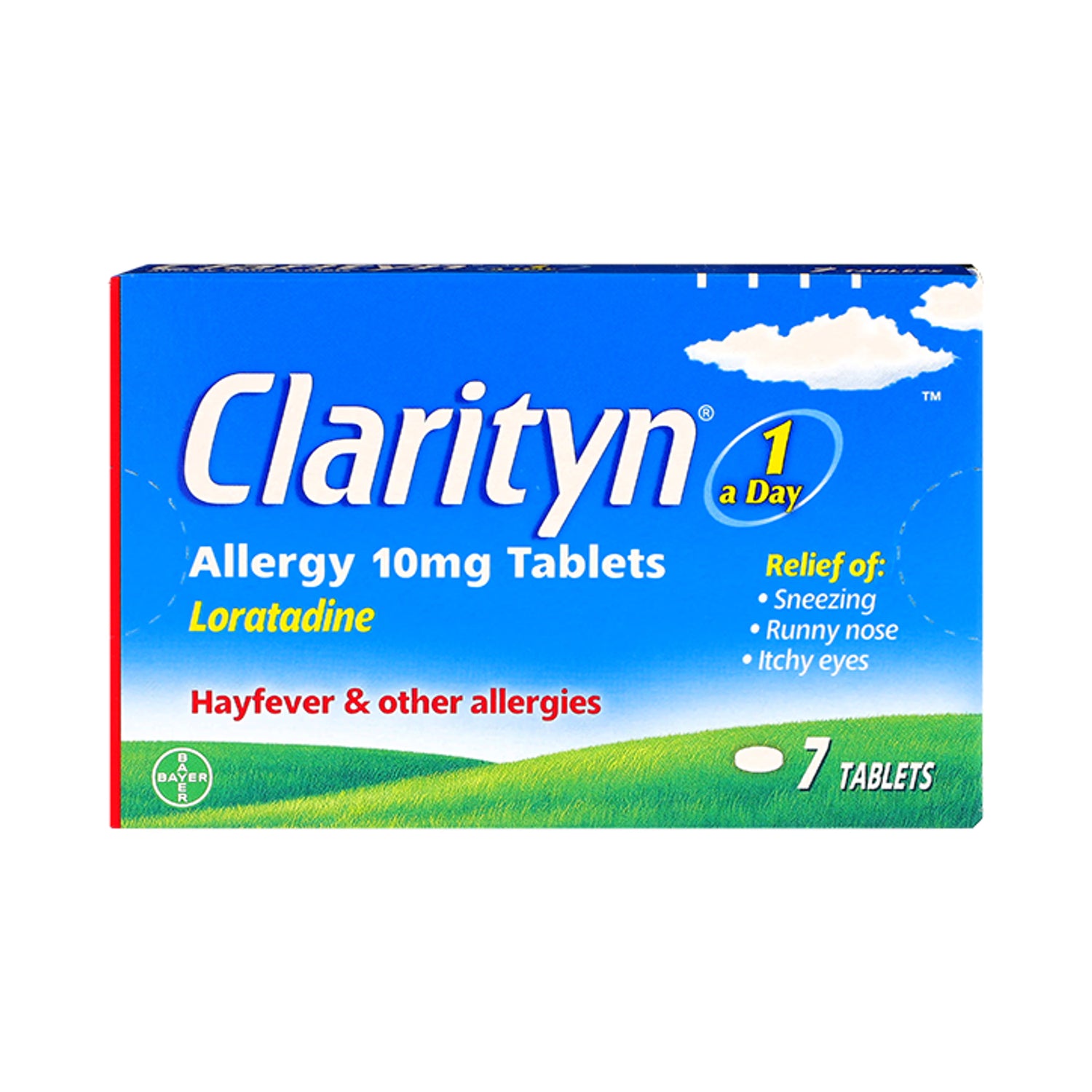 Clarityn allergy 10mg 10 tablets - British product