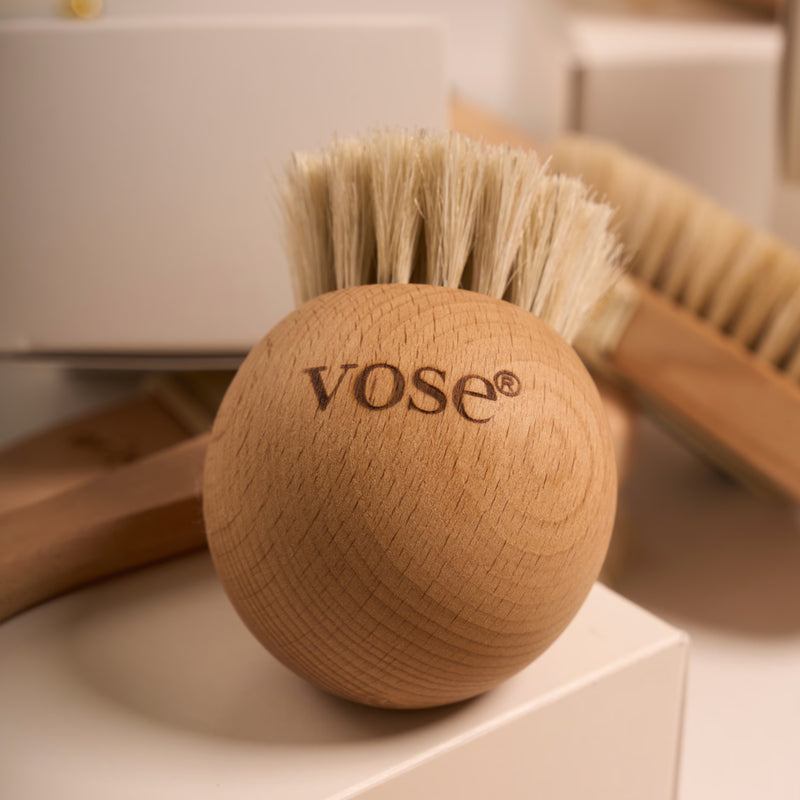 100% horse hair dry face brush natural bristles, UK version