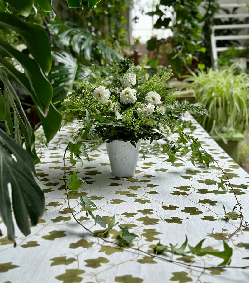 Summerill & Bishop ivy tablecloth 165x380cm, imported from the UK