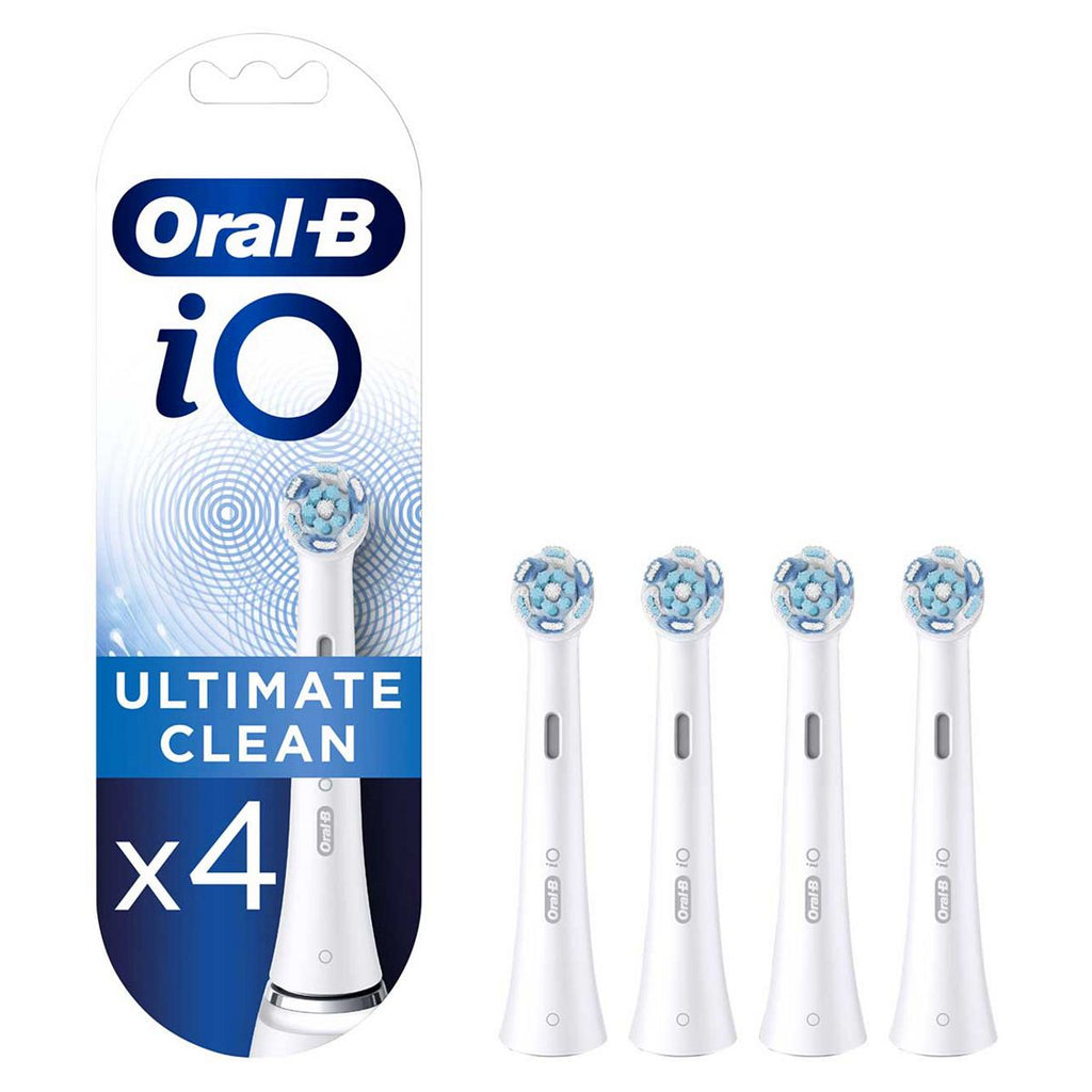 Oral-B iO™ Ultimate Clean White Replacement Electric Toothbrush Heads 4 Pack