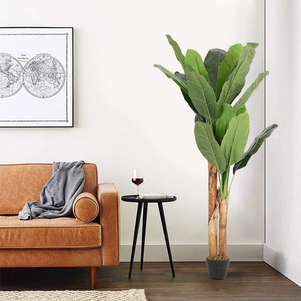 Livingandhome artificial banana tree potted 150cm, imported from the UK