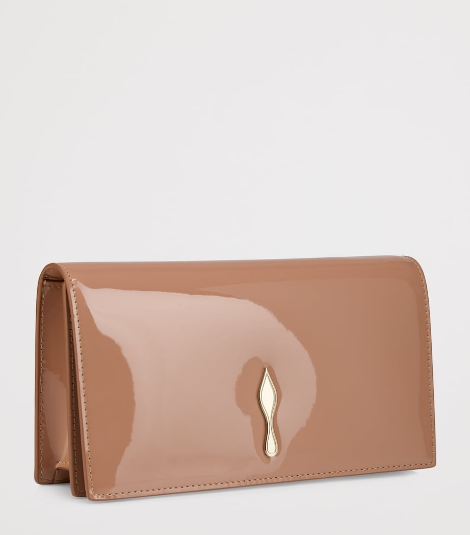 Christian Louboutin Bettina patent leather clutch bag (British brand)