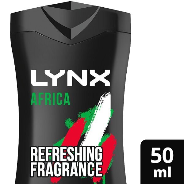 Lynx Africa Refreshing Energy Boost Shower Gel 50ml GOODS Superdrug   