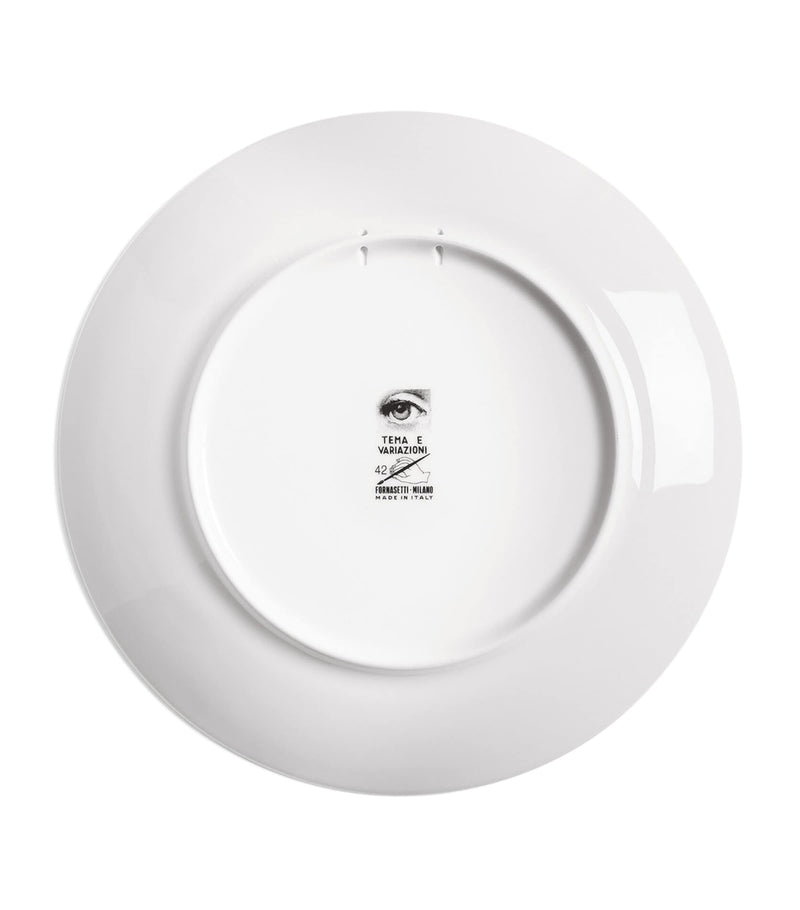 Fornasetti wall plate with opera singer design 26cm - British product