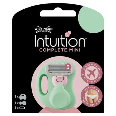 Superdrug Wilkinson Sword Intuition Complete Mini Manual Razor With Case - Kjøp online hos McGrocer