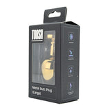 Loving Joy large metal butt plug with clear stone (British brand)