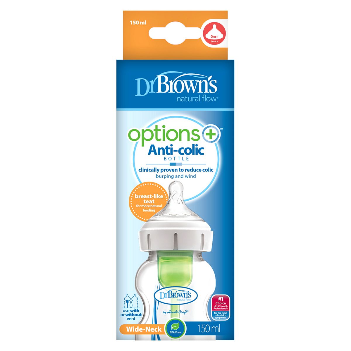 Dr Brown's Options Plus 150ml Single Bottle GOODS Boots   