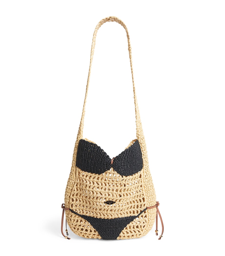 PUCCI Puccinella woven tote bag with bikini detailing, UK version