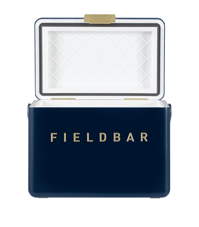 Fieldbar Mini Bar Cooler Box with Leather Sling 4L - British product