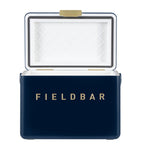 Fieldbar Mini Bar Cooler Box with Leather Sling 4L - British product