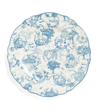Harrods bone china toile dinner plate 27cm, UK version