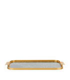 Kaymet Marble Ribbed Tray 48cm, UK version