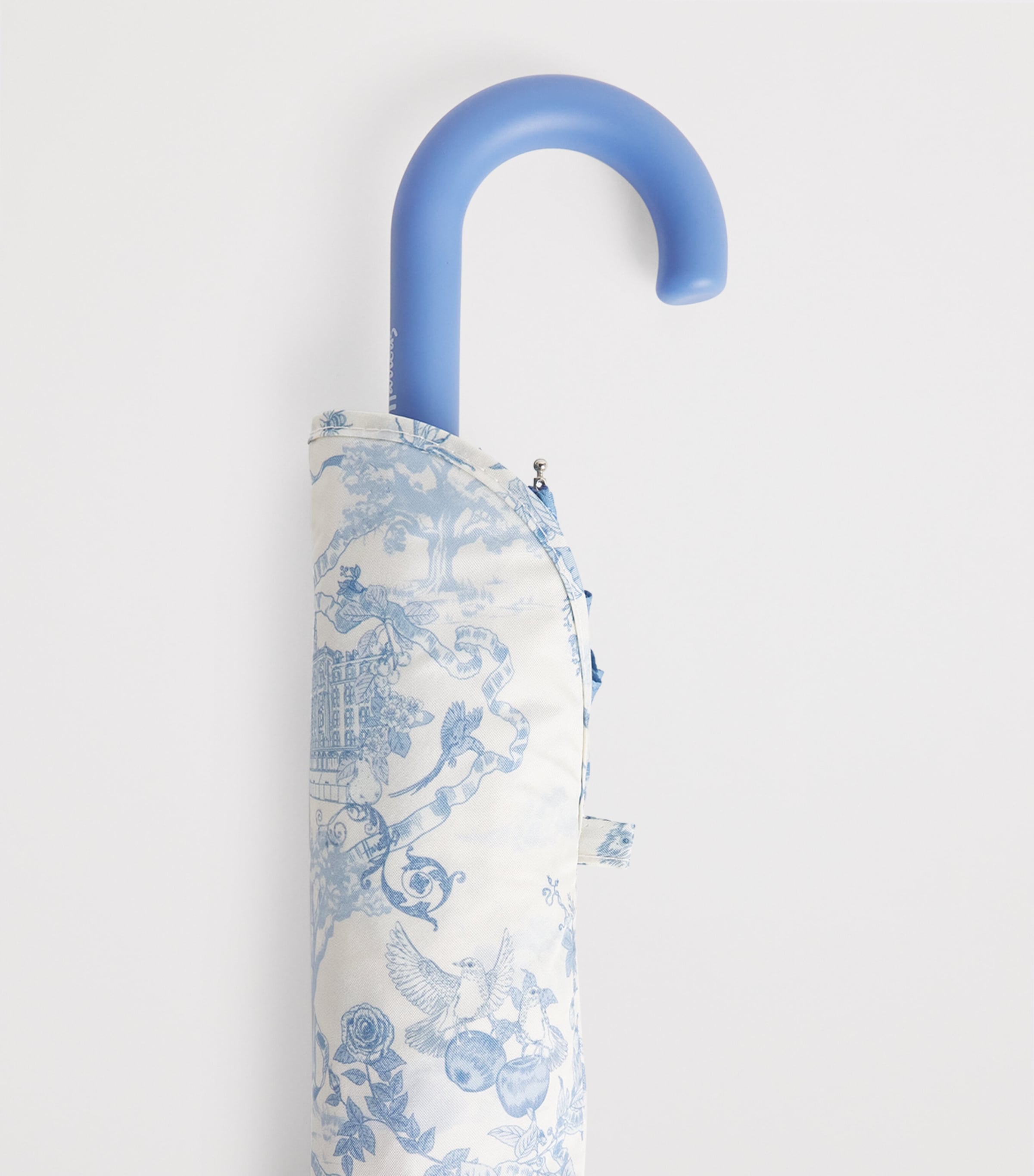 Harrods toile print compact umbrella with slipcover, UK version