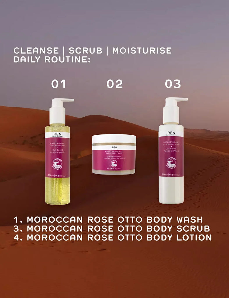 Moroccan Rose Otto Body Wash 200ml