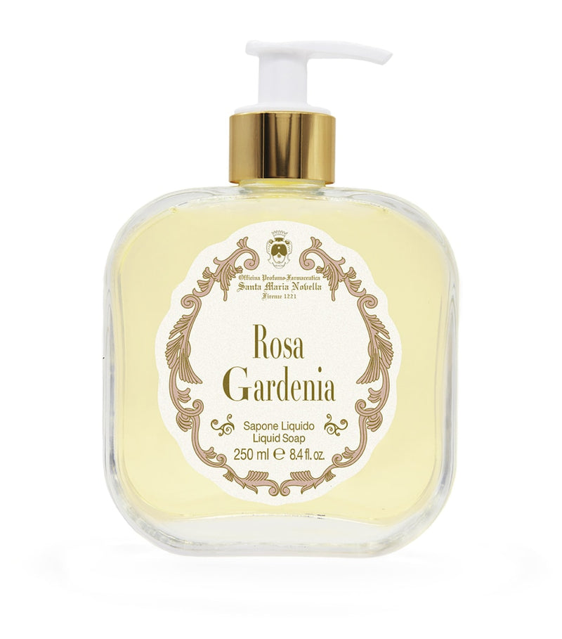 Santa Maria Novella Rosa Gardenia liquid soap 250ml, imported from the UK