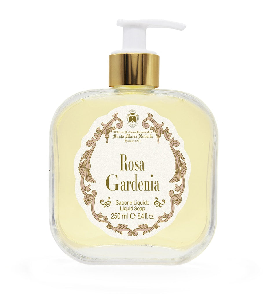 Santa Maria Novella Rosa Gardenia liquid soap 250ml, imported from the UK