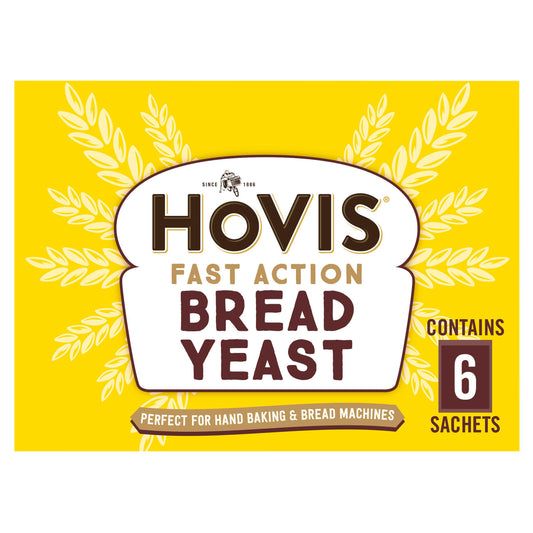 Hovis Bread Yeast, Fast Action x6 7g flour Sainsburys   
