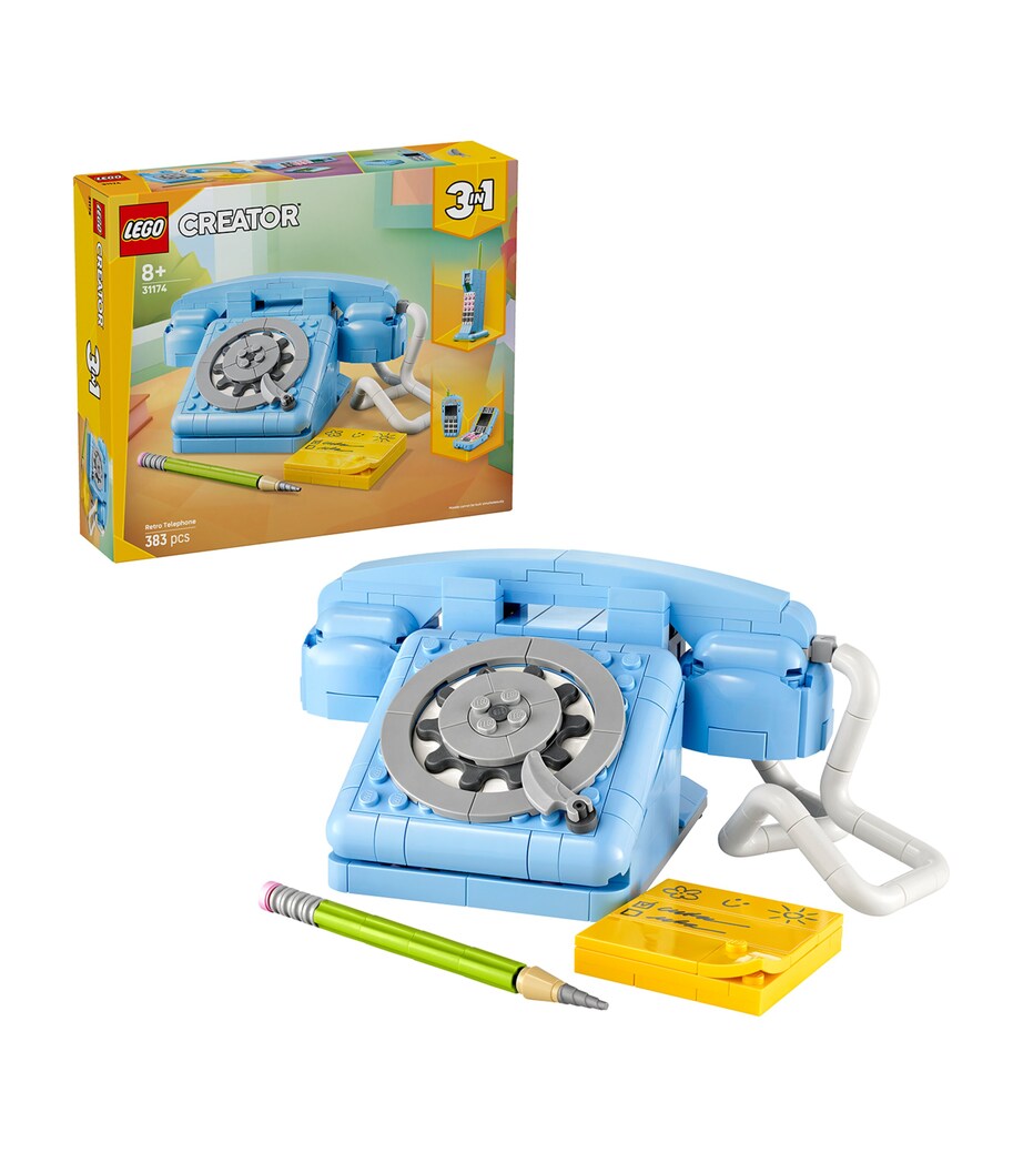 LEGO Creator Retro Telephone toy building set, UK version