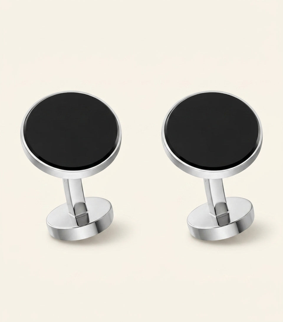 Cartier Double C de Cartier sterling silver cufflinks, imported from the UK
