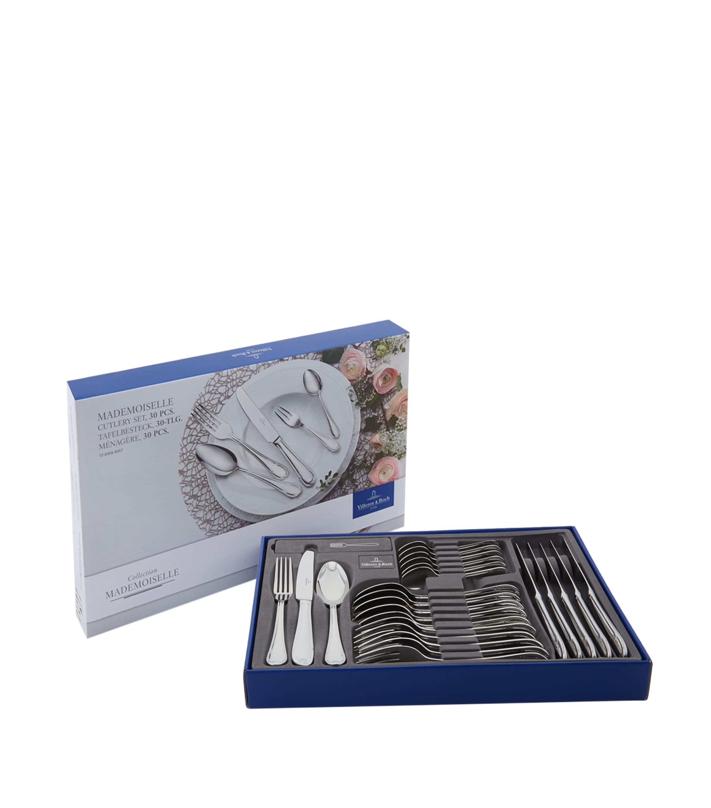 Villeroy & Boch Mademoiselle stainless steel 30-piece cutlery set (British brand)