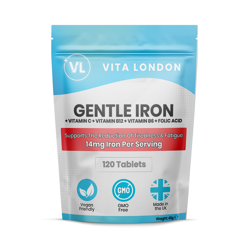 Vita London Gentle Iron Complex 120 tablets (British brand)