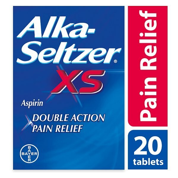 Alka Seltzer Antacid XS Effervescent Pain Relief 20 Tablets GOODS Superdrug   