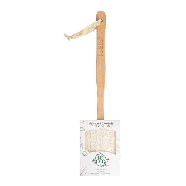 So Eco Flat Loofah with Wooden Handle GOODS Superdrug   