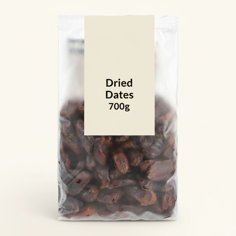 Holland & Barrett Dried Dates 700g bag, UK version