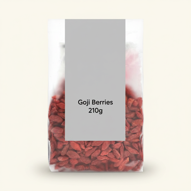 Holland & Barrett Goji Berries 210g dried snack, UK version