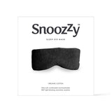 Snoozzy cotton sleep eye mask dark grey - British product