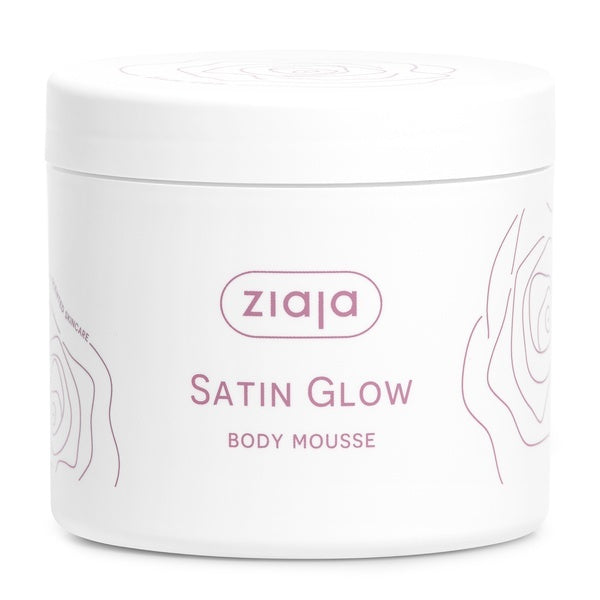 Ziaja Satin Glow Body Mousse 350ml hydrating moisturiser, UK version
