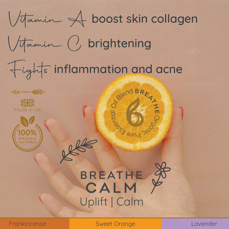 B Calm Essential Oil Blend Sweet Orange Lavender Frankincense 15ml - British product