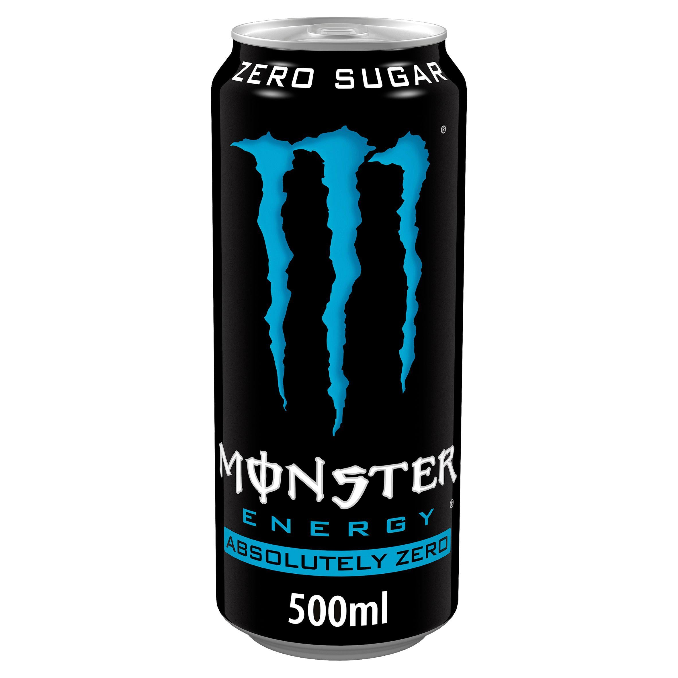 Monster Energy Drink Zero Sugar 500ml GOODS Sainsburys   