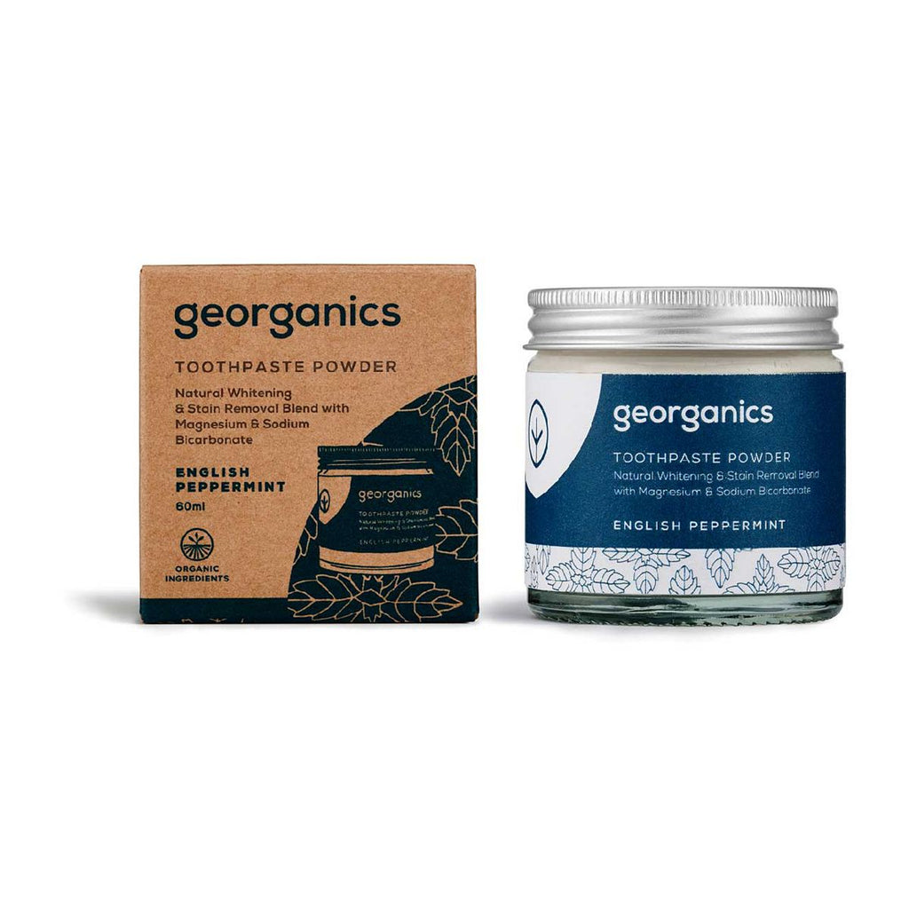 Georganics Tooth Powder English Peppermint 60ml