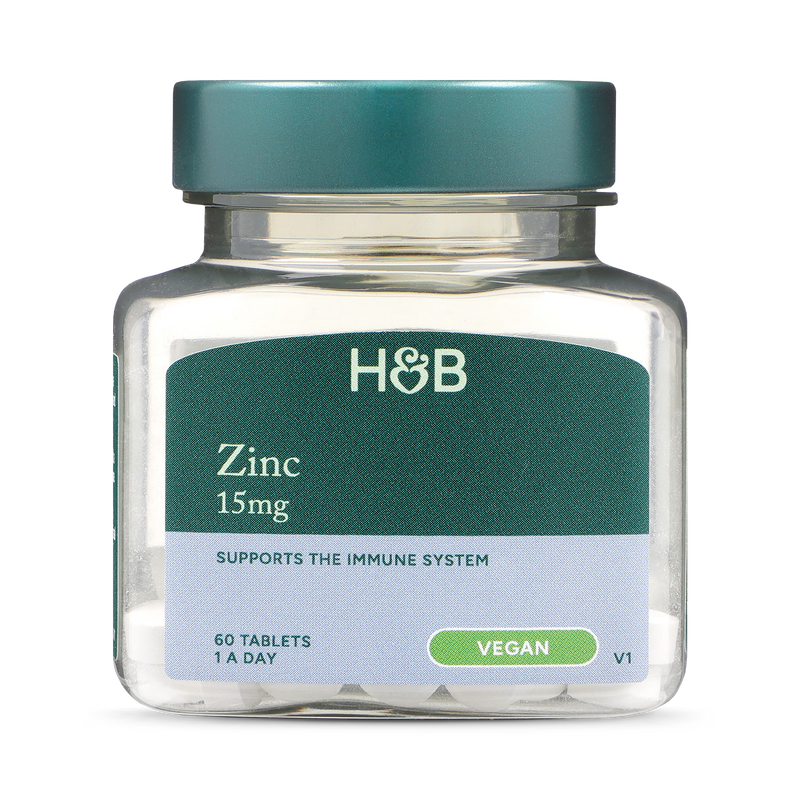 Holland & Barrett Zinc 15mg Tablets 60, UK version