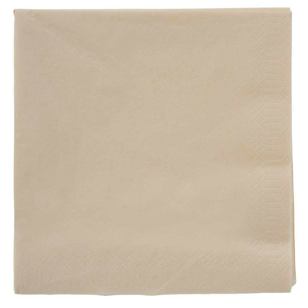 Sainsbury's Home Dinner Napkins Cream 40cm 3ply x20