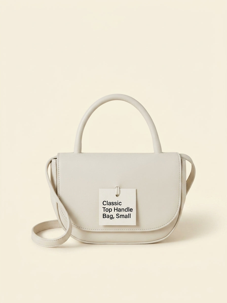 Mulberry Amberley small croc-leather top-handle bag (British brand)