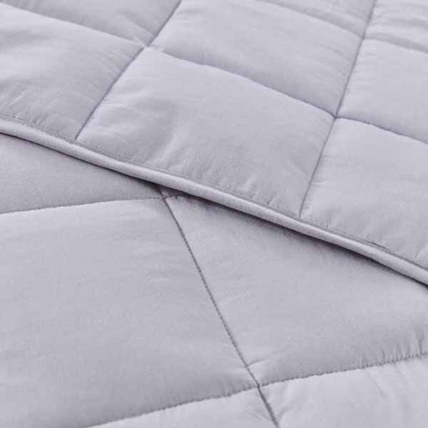 Martex Health & Wellness Grey Weighted Blanket 4.5kg