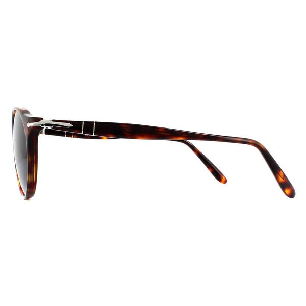 Persol 3092SM brown round sunglasses, imported from the UK