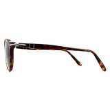 Persol 3092SM brown round sunglasses, imported from the UK