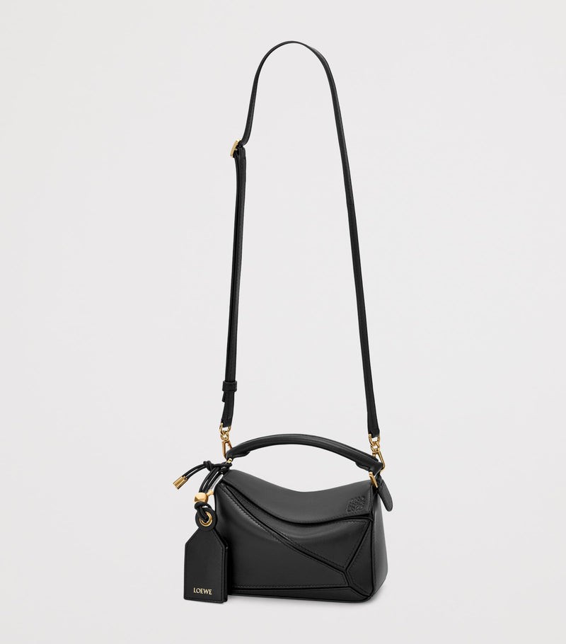 LOEWE Puzzle mini lambskin top-handle bag, UK version
