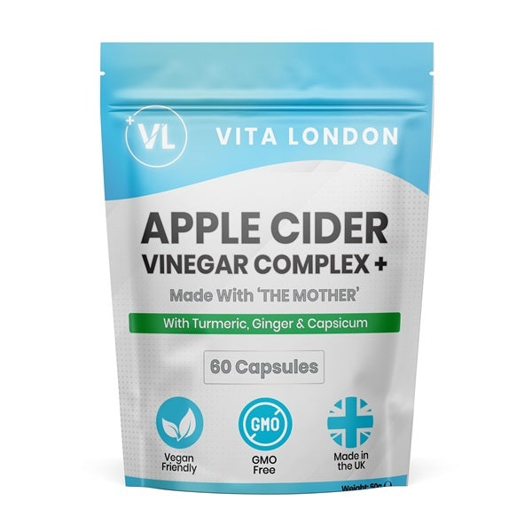 Vita London Apple Cider Vinegar Capsules 1500mg 60 capsules - British product