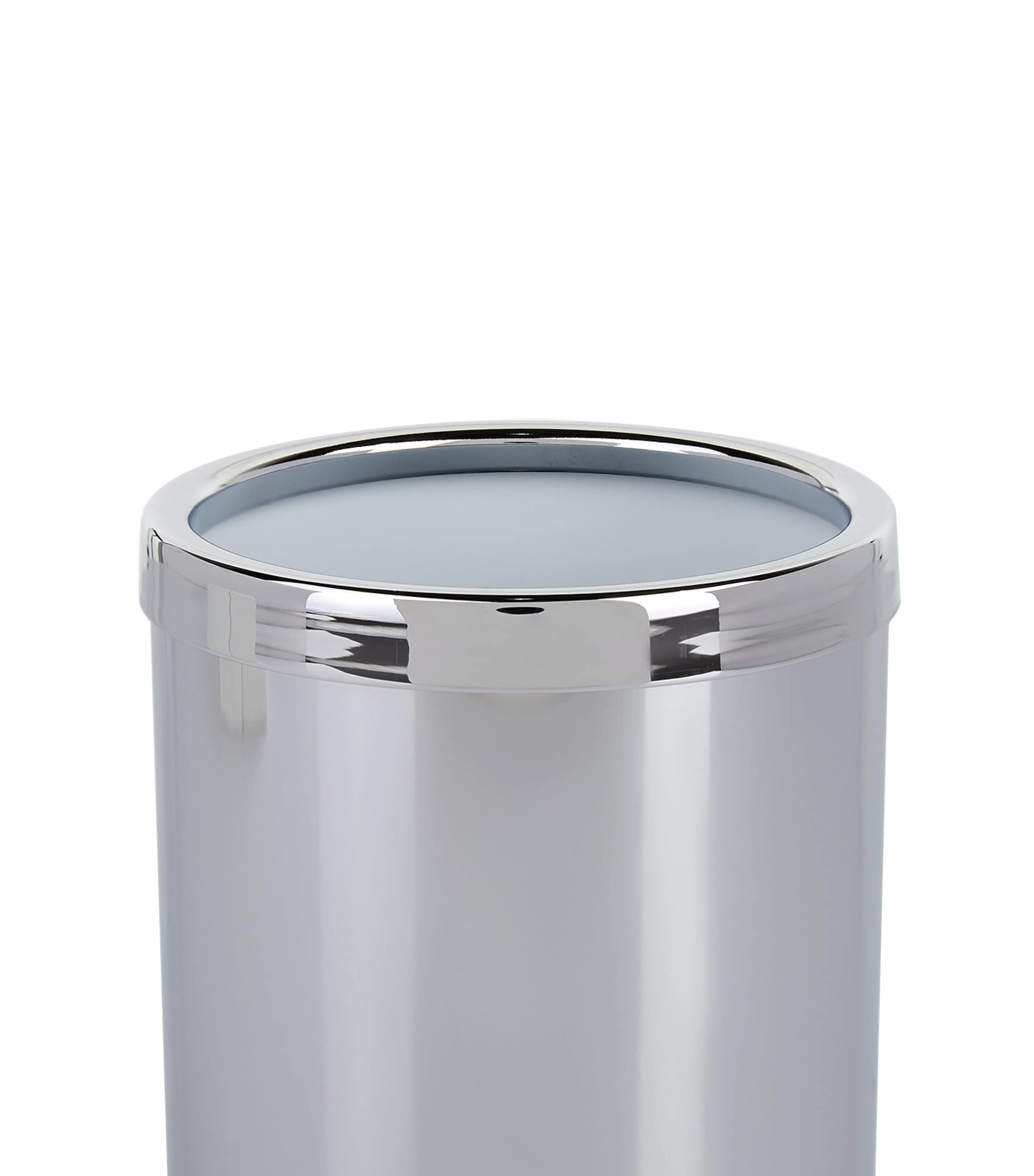 Zodiac Cylinder Chrome toothbrush holder (British brand)