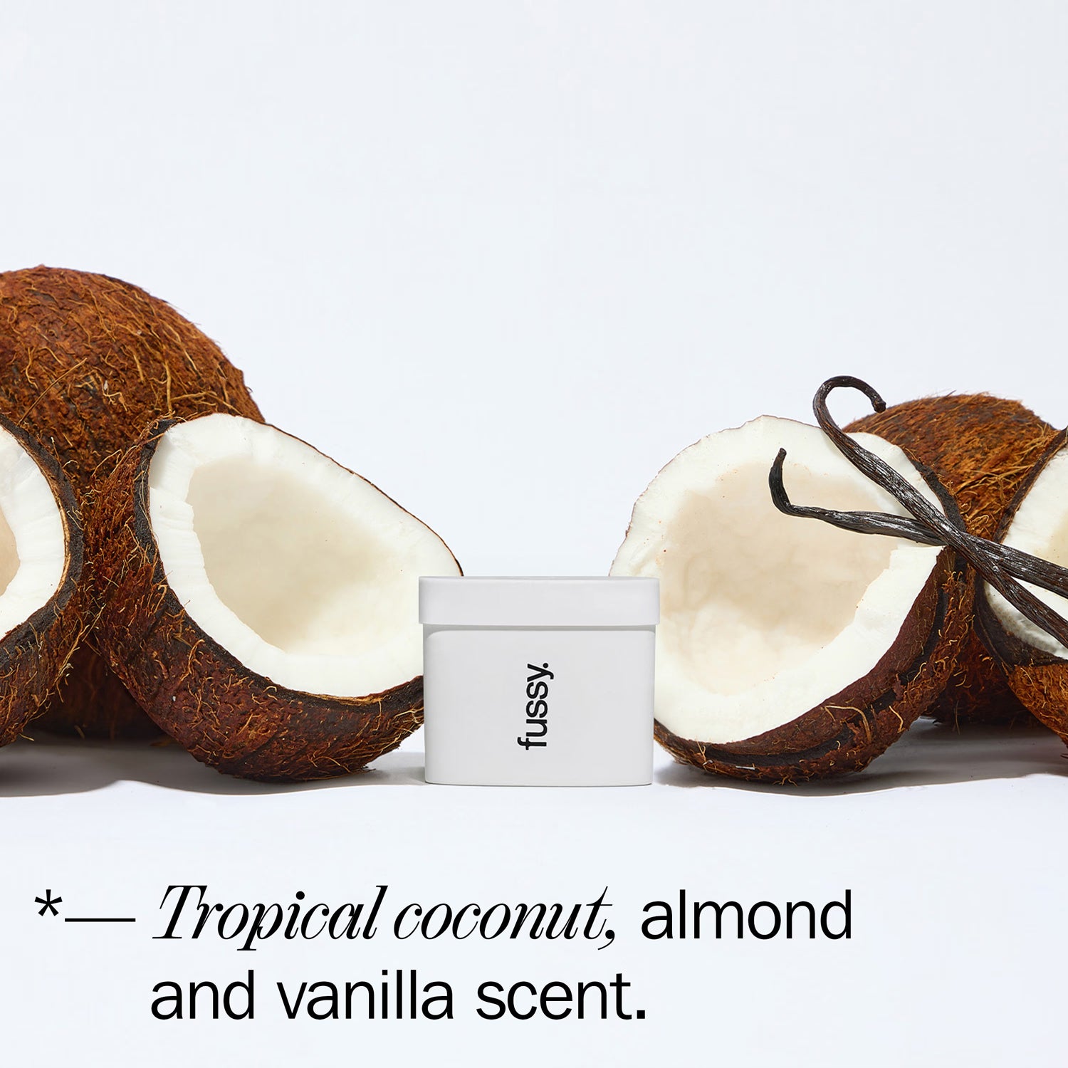 Fussy natural deodorant refill Coconut Milk 40g, imported from the UK