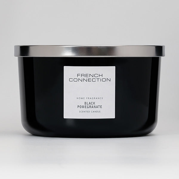 French Connection Black Pomegranate candle 431g, imported from the UK