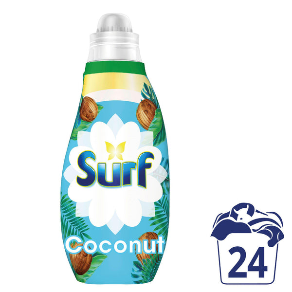 Surf Coconut Bliss Concentrated Washing Liquid Laundry Detergent 24 Washes 648ml