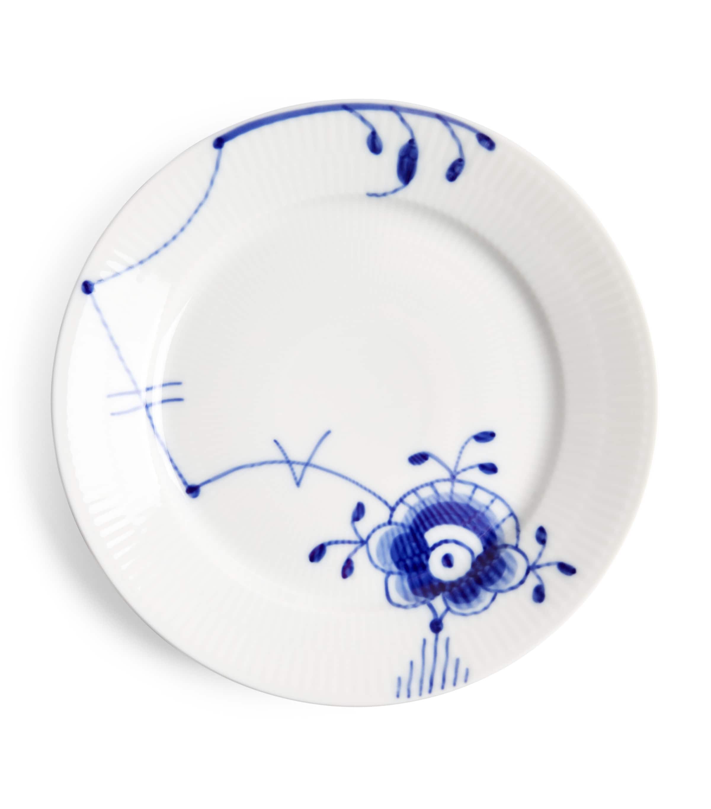 Royal Copenhagen Blue Fluted Mega Plate 22cm, imported from the UK