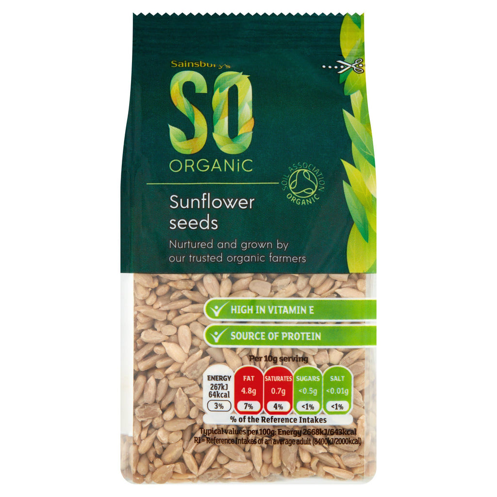 Sainsbury's Sunflower Seeds, SO Organic 100g