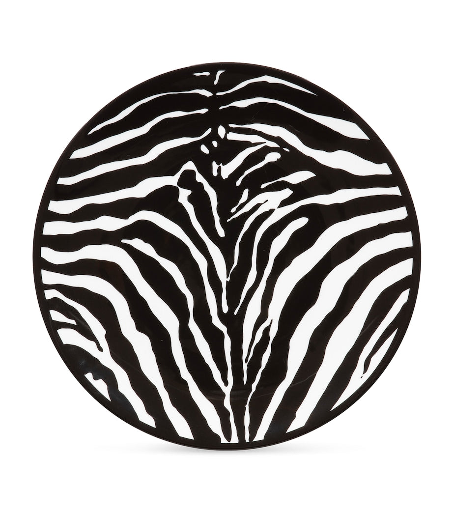 Dolce&Gabbana Casa porcelain zebra charger plate 31cm - British product